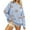 #0474-Light Blue, variant on Uootdi Game Day Long Sleeve Sweatshirts for Women Football Season Graphic Sweatshirt Round Gift Neck Loose Pullover Tops Trendy Outfits
