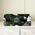thumbnail image 4 of Cartoon Hippie Ghost Throw Blanket Green Spider Neon Spider Web Fleece Blanket for Kids Teens Adults Happy Halloween Watercolor Wild Animal Flannel Blanket for Car Party Twin 60x80, 4 of 6