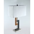 thumbnail image 5 of Aiwen Novelty Rectangular Linen Blend Fabric Shade Decorative Lighting Desk Lamp, 40 Watt, 5 of 8