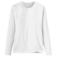thumbnail image 4 of XIAONU Women Basic Tees Loose Long Sleeve Crew Neck Pullover T Shirt Comfortable Casual Daily Wear Tee, 4 of 4