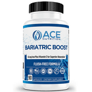 Bariatric Boost One-A-Day Multivitamin by ACE Nutrition 90 Day Supply with 45mg Iron Post Gastric Bypass Sleeve Surgery | Bariatric Multivitamin for Males & Females | Made in USA |