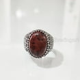thumbnail image 2 of Mahogany Jasper Mans Ring, Natural Mahogany Jasper Ring, Silver Jewelry, 925 Silver Ring, Birthday Gift, Heavy Mens Ring, Arabic Design, Ottoman Style Ring, Christmas, Turkey Mens Signet Ring, 2 of 7