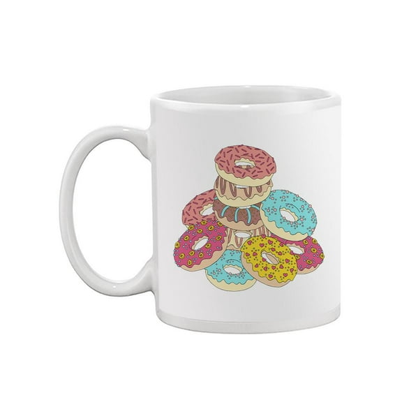 A Pile Of Donuts. Mug -Image by Shutterstock,