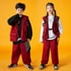 thumbnail image 2 of Traje de hip hop para niños, chaleco de otoño, pantalones, disfraces de moda para actuaciones en el escenario para niñas, 2 of 5