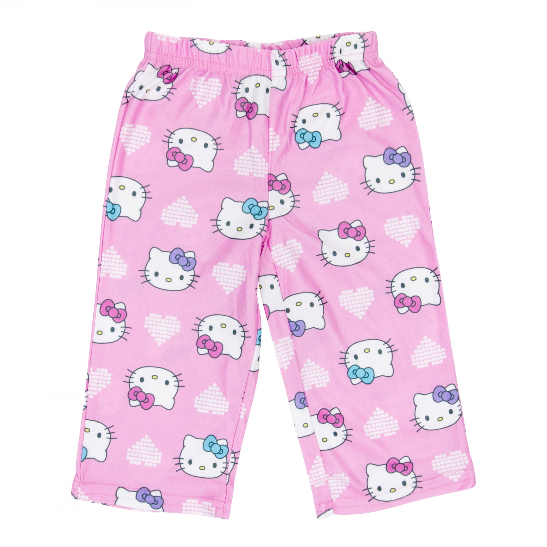 Hello Kitty Cozy Hearts Button Down 2-Piece Youth Pajama Set-Size 4