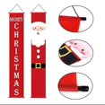 thumbnail image 5 of (29) Feliz Navidad Santa Fiesta Banner Colgante Banners de Jardín Decoración de la Puerta de Navidad Afortunado Sencillez, 5 of 5