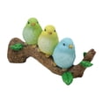thumbnail image 2 of Birds on Branch Statue Resina Figurine Decoración del hogar Escultura al aire libre Avéador colgante en una rama para el plástico de la floración del, 2 of 8