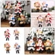thumbnail image 2 of 4 adornos navideños de Papá Noel para exteriores, pequeños colgantes de pie, 2 of 7