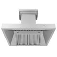 thumbnail image 3 of ZLINE 48 in. Professional Wall Mount Range Hood in Stainless Steel with Built-in CrownSound Bluetooth Speakers (697CRN-BT-48), 3 of 26