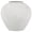 White, variant on Large Rustic Iron Round Vase, Earthy Textured Pottery Look for Modern Farmhouse Home Decor, Black
