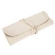 thumbnail image 4 of Bolsa enrollada para brochas de maquillaje portátil, artículos de tocador y cosméticos, organizador de bolsa de viaje (carne), 4 of 8