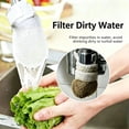 thumbnail image 4 of Faucet Filter Bag Sand Sediments Trap, High-Density Non-Woven Sediment Rust Impurities Filter Sleeve Anti-Splash Soft Water Stream Pouch, White, JKODE, 4 of 6