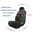thumbnail image 5 of Yiaed Dragon with Colorful Tail Print Car Seat Covers,Universal Auto Seats Protector Fits for Car,SUV Sedan,Truck,Automotive Seat Covers & Accessories-1, 5 of 9