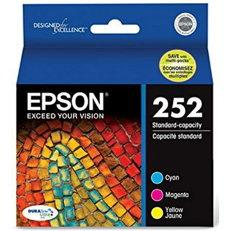 Epson - 252 3-Pack Ink Cartridges - Cyan/Magenta/Yellow