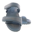 thumbnail image 2 of Gia Borghini Lead Blue Gia x Pernille Double Strap Leather Slides 9 for Mens, 2 of 4