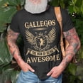 thumbnail image 3 of Gallegos Name Gallegos The Man Of Being Awesome TShirt, 3 of 6
