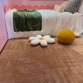 thumbnail image 1 of Milk Velvet Patchwork Rugs, Plush Puzzle Foam Floor Mat, Puzzle Floor Mat Tiles, Carpet Tiles with Padding, Anti-Slip Rug Puzzle Mats for Floor (Coffee,20pcs), 1 of 7