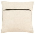 thumbnail image 4 of SAFAVIEH Karya Solid Pillow, 18" x 18", Grey, 4 of 5