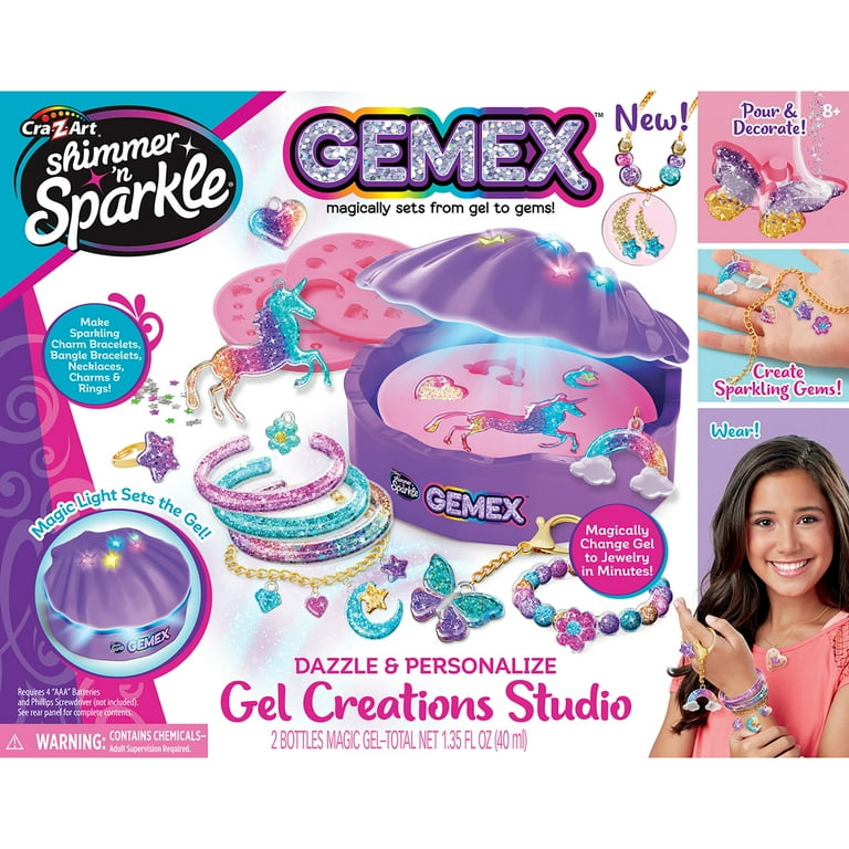 Cra-Z-Art Shimmer 'n Sparkle: Gemex Gel Creations Studio DIY Cra-Z-Art Shimmer 'n Sparkle: Gemex Gel Creations Studio DIY