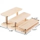 thumbnail image 4 of 2X Elevadores de ExhibicióN de Madera 3 Soporte de ExhibicióN de Gafas Soporte de JoyeríA Bandeja Organizadora de Madera para Escritorio Gabinete, 4 of 5