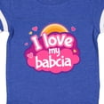 thumbnail image 4 of Inktastic I Love My Babcia Girls Girls Baby Bodysuit, 4 of 5