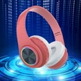 thumbnail image 4 of xgfhyjeh Wireless Bluetooth Headset, Noise Cancelling Over Ear Headphones for Sleep Gaming Running Workout Gym, Foldable Lightweight Memory Foam PC Headset With Mic, LED Light, 4 of 7