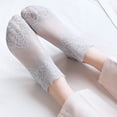 thumbnail image 5 of 5 Pairs Women Lace Fishnet Socks Nylon Sheer Ankle Dress Sokcs, 5 of 7