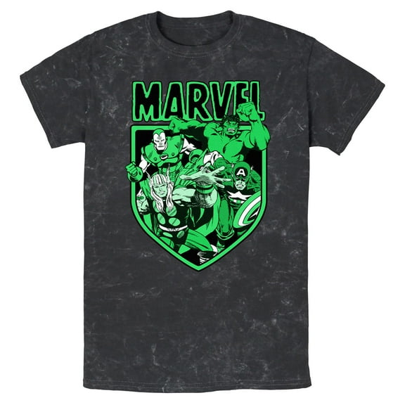 Mens Marvel Avengers Shield Logo T Shirt