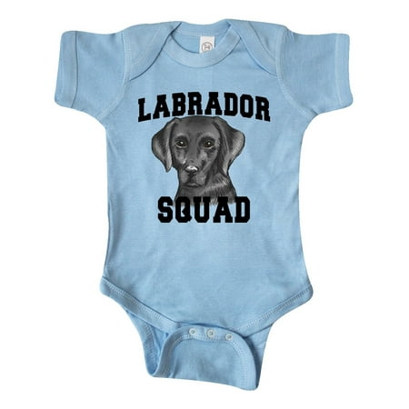 

Inktastic Dog Labrador Squad Gift Baby Boy or Baby Girl Bodysuit