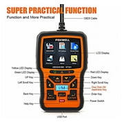 FOXWELL NT301 OBD2 Scanner Check Engine Code Reader Diagnostic Tool, Read/Clear Codes, Freeze Frame, O2 Sensor Monitor, Live Data, On-board Monitor Test, Turn off the MIL, Lifetime Free Update