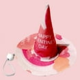 thumbnail image 6 of Cheers.US 1 Pcs /2 Pcs Pet Hat Eye-catching Wear Resistant Non Woven Fabric Love Heart Print Dog Hat Pet Headwear Suitable for Pet Dog, Puppy to Wear for Autumn, 6 of 11