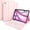 Pink, variant on 7-Color Backlit Bluetooth Keyboard Folio with Pencil Holder for 11-inch iPad Air M2/M3/M4 (2024/2025/2026), iPad Air 4th & 5th Generation,Pink
