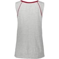 thumbnail image 2 of Holloway XS Juniors' Gunner Shirt Athletic Heather/Scarlet 229379, 2 of 4