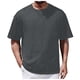 thumbnail image 1 of Camiseta de manga corta con estrellas para hombre: cuello redondo, corte holgado, diseño brillante, cómoda e informal, poliéster, adecuada para el día a día y para fiestas., 1 of 5