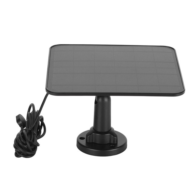 12W Solar Panel for Arlo Pro 3 Pro 4 Ultra 2 Go 2 Camera, Video Power Supply for Spotlight Camera Battery with 9.8ft Cable, 360Adjustable Mount Solar Battery