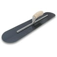 thumbnail image 4 of MARSHALLTOWN MXS244BR Fully Rounded Finishing Trowel, 24 x 4 inch Blue Steel Concrete Finishing Tool for Masonry and Sidewalks, 4 of 9