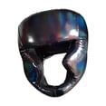 thumbnail image 1 of Protector de cabeza para boxeo facial, protección para la cabeza con absorción de impactos para competición. Negro, 1 of 9