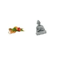 thumbnail image 6 of CoudarTitie Monkey Statue Miniature Figurine Joseph Statue Buddha Statue Meditating Sandstone Resin Ornament with Lifelike Details Suitable for Home Office Garden, 6 of 8