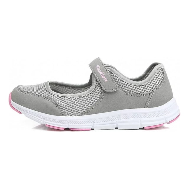 Zapatos casuales Superleves para mujer, transpirables, rojo/blanco/negro