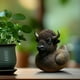 thumbnail image 3 of Figuras De Animales Pintadas a Mano, Esculturas De Resina, Arte Decorativo Para El Hogar, Coleccionables Inspirados En La Naturaleza, Estatuas En Miniatura Detalladas Para Exhibir En Estantes., 3 of 8