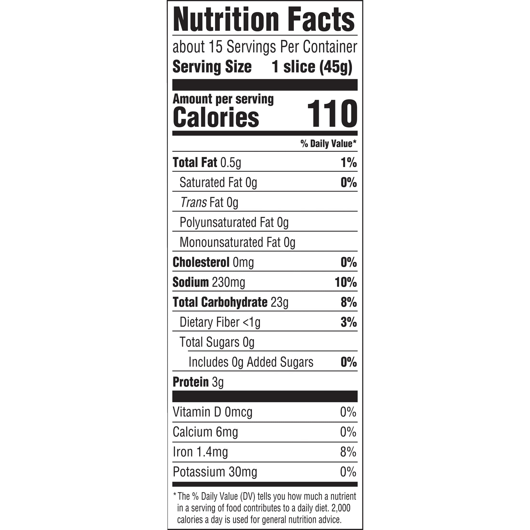 San Luis Sourdough Plain Sourdough Deli Bread, 24 oz
