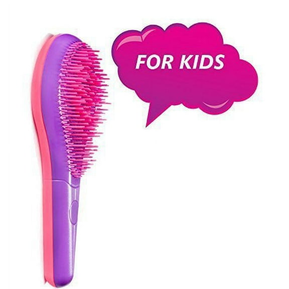 Michel Mercier Kids Detangling Brush Purple - For Fine Hair