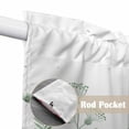 thumbnail image 4 of Sage Green Spring Floral Swag Valances for Windows, Kitchen Window Curtains Over Sink, Watercolor Elegant Pastoral Flowers Window Treatment Curtains for Living Room/Bedroom 2 Panel Sets 36"x45", 4 of 8