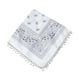 thumbnail image 4 of Bandana Salvador Pañuelo bufanda con flecos Blanco, 4 of 9