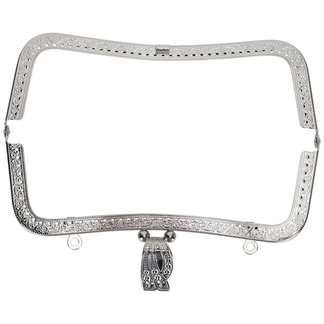 Marco De Monedero Retro, Hermoso Y Generoso, Fácil De Usar, Marco De Monedero De Metal Con Mango En Relieve Retro, Para Bolsos De Mano, Equipaje, Bolso De Billetera DIY ANGGREK Otros