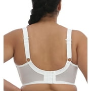 Elomi Women's Plus-Size Energise Underwire Sport Bra, White