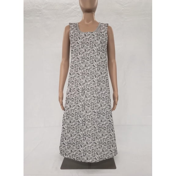 Paisley Cross Back Apron by Penny's Needful Things (Black & Gray)