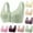 Beige, variant on LOVZFMLL Plus Size Bras for Women Floral Comfort Breathable No Underwire Bra Push Up Full Coverage Front Closure Bra Everyday Bralettes Beige M