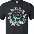 thumbnail image 4 of Inktastic I Love Being a Great Grandma- Circle of Hearts T-Shirt, 4 of 5