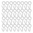 thumbnail image 1 of 50pcs Car Seat Installation Hooks Camper Hooks Multifunctional Hook Car Seat Cover Fixing Hooks Metal Hooks Rv Storage Door Hooks Car Seat Hanger, 1 of 3